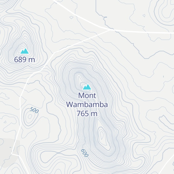 Map of Mont Wambamba
