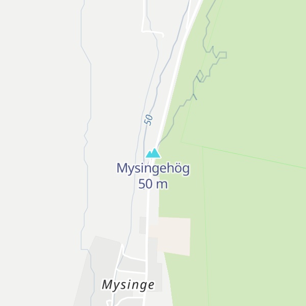 Map of Mysingehög