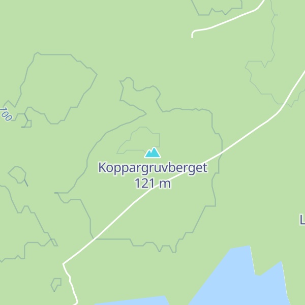 Map of Koppargruvberget