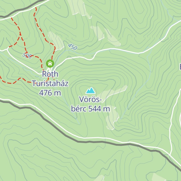 Map of Vörös-bérc