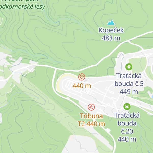 Map of Traťácká bouda č.3