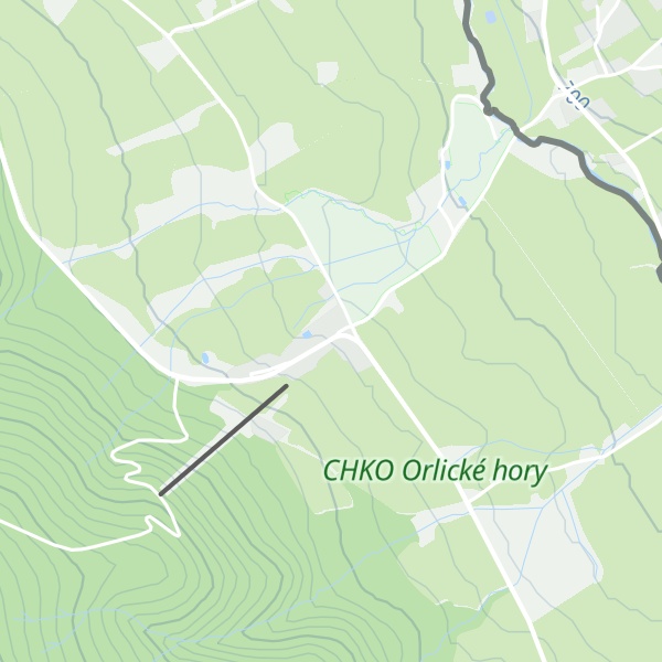 Map of Cottage Bedřichovka