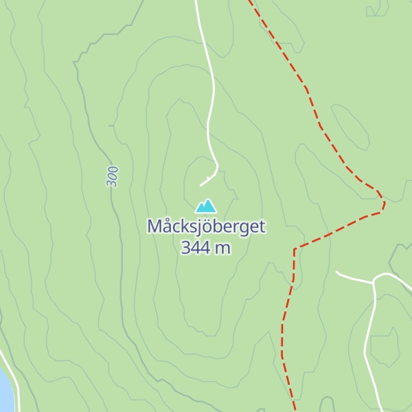 Map of Måcksjöberget
