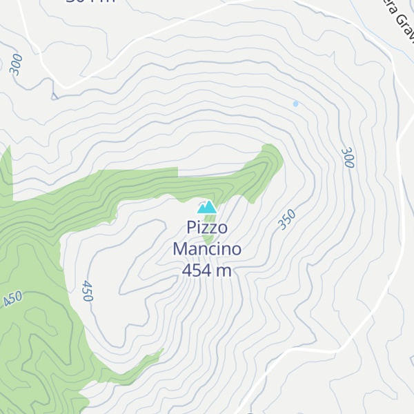 Map of Pizzo Mancino