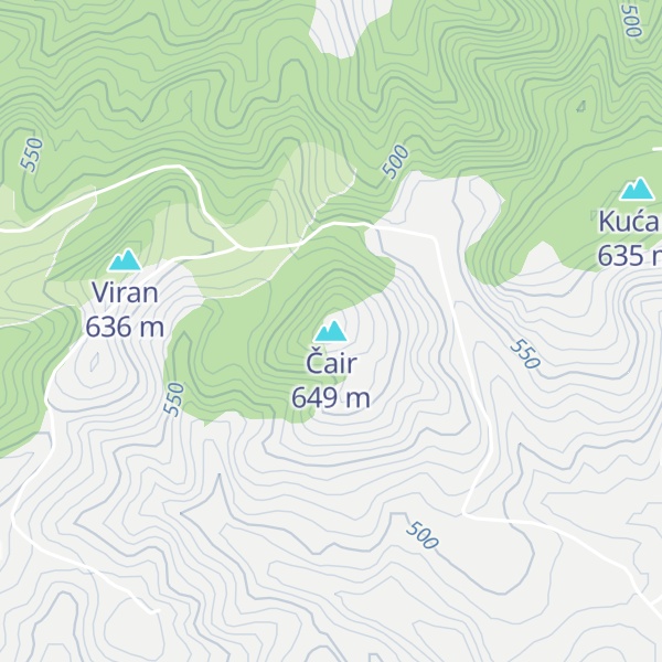 Map of Čair