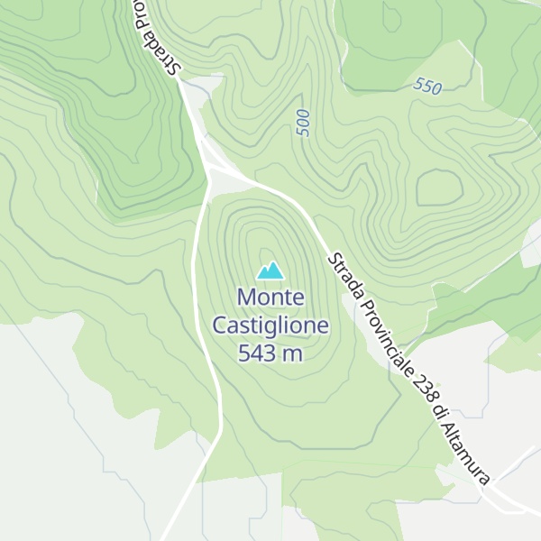 Map of Monte Castiglione