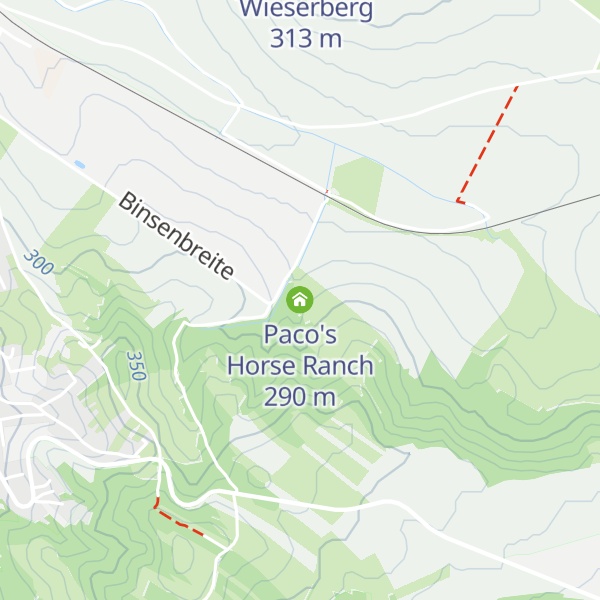 Map of Paco's Horse Ranch