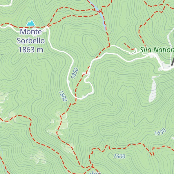 Map of Monte Coppo