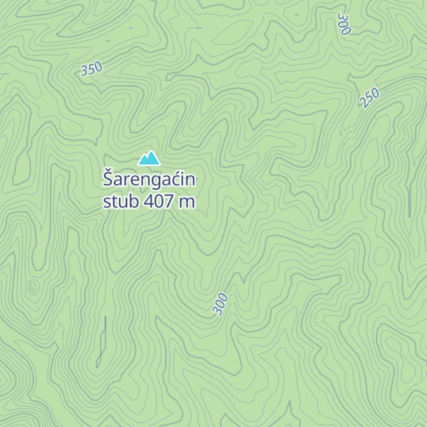 Map of Debelo brdo
