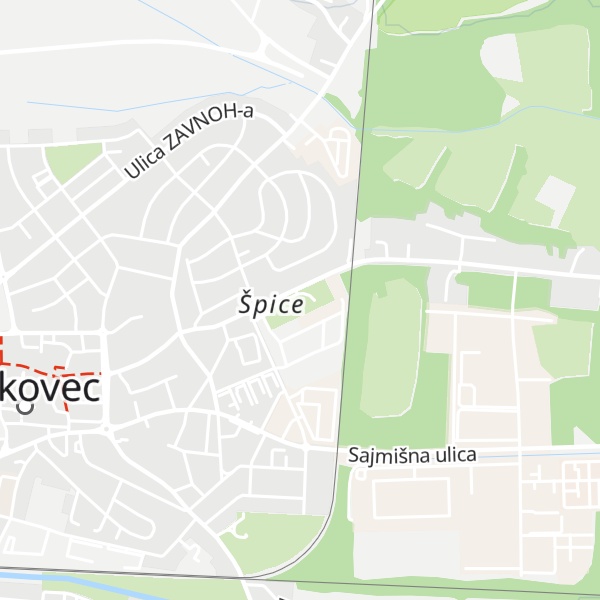Map of Turistička zajednica Međimurske županije