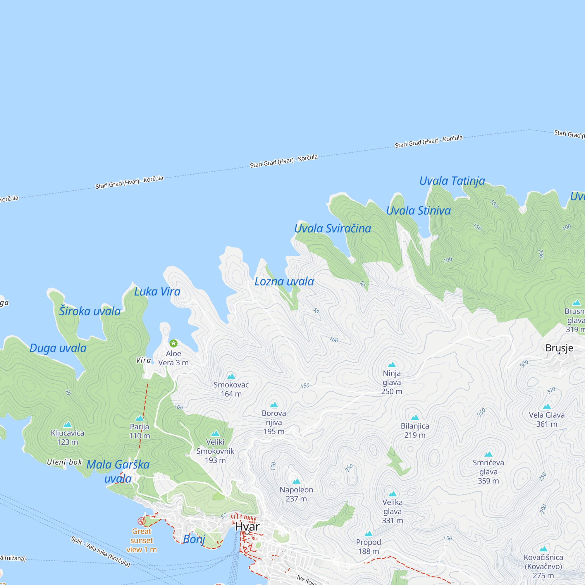 Laguna Lozna map