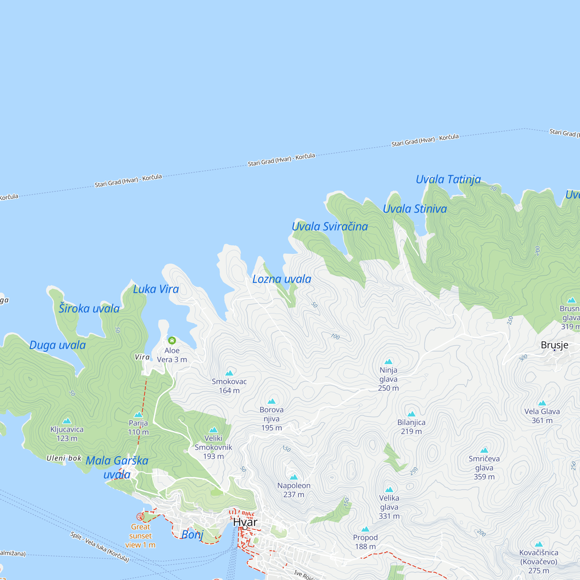 Laguna Lozna map