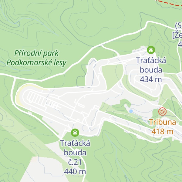 Map of Traťácká bouda č.4