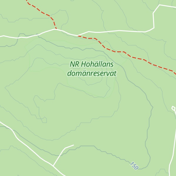 Map of Hohällan