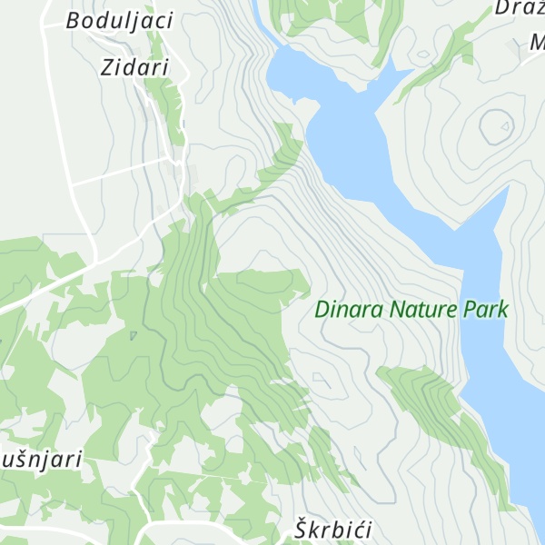 Map of Oštra glavica