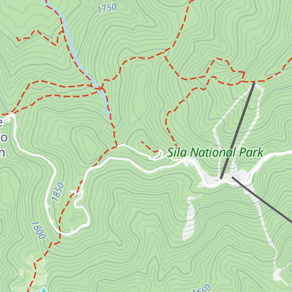 Map of Monte Botte Donato