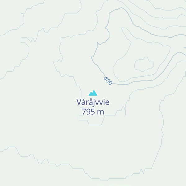 Map of Váråjvvie