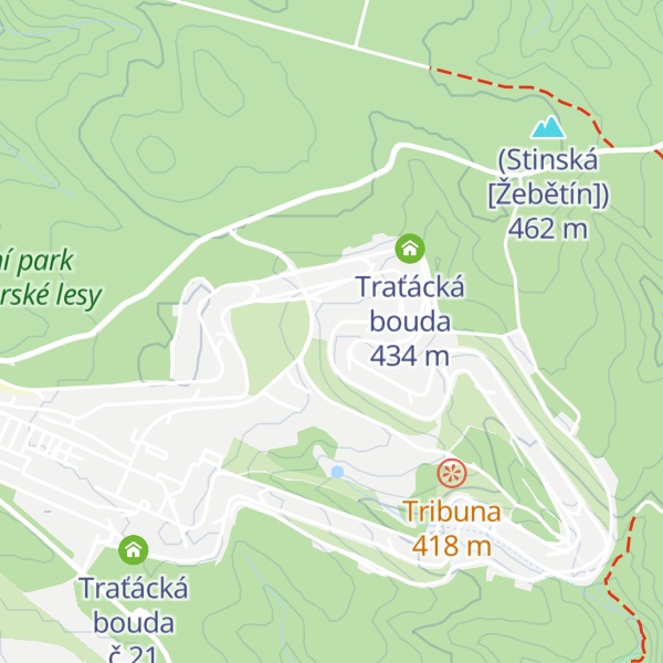 Map of Traťácká bouda č.10