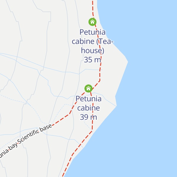 Map of Petunia cabine