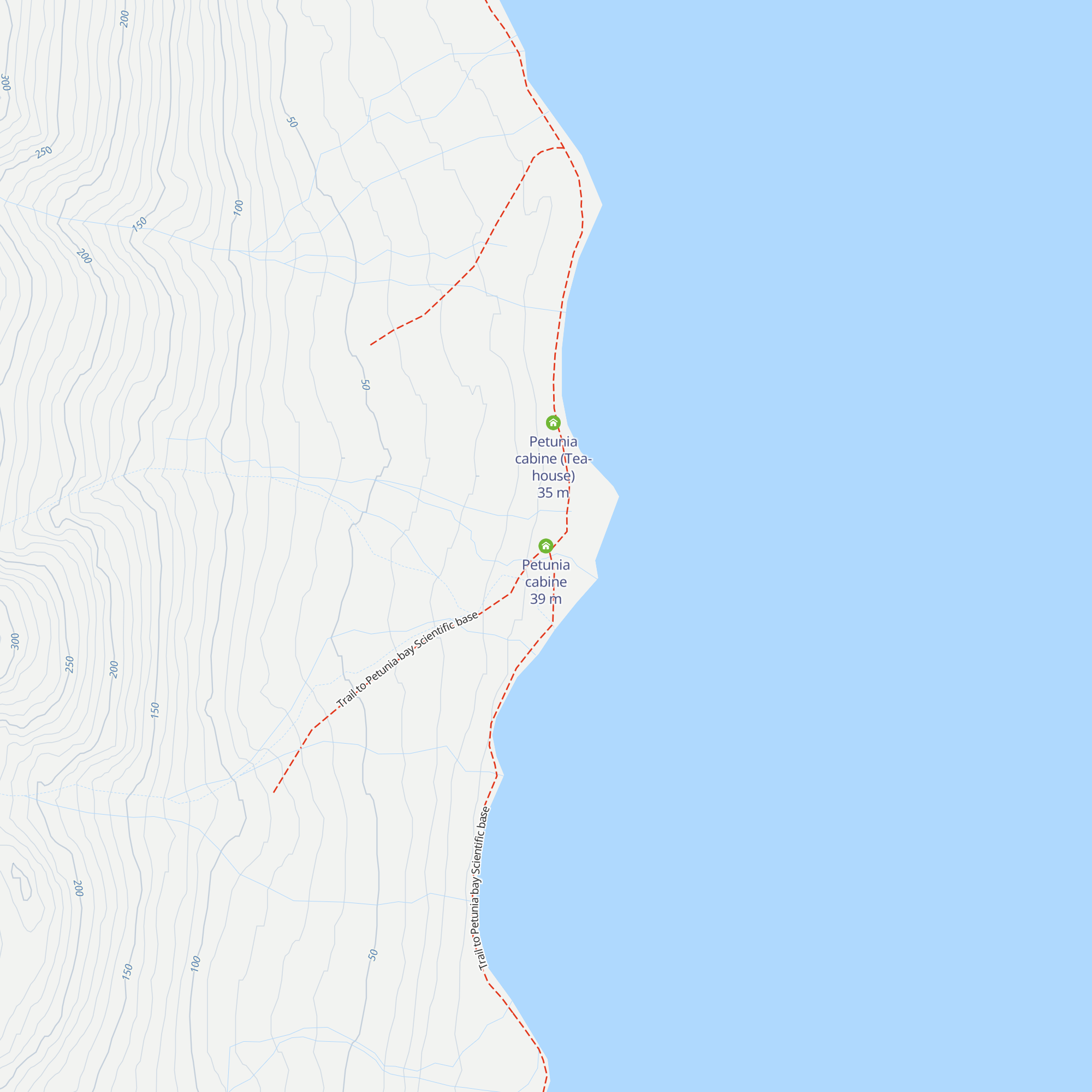 Petunia cabine map