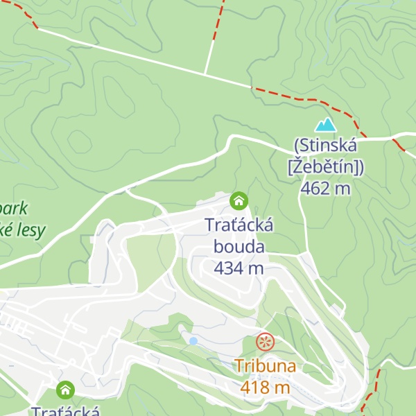 Map of Traťácká bouda č.7