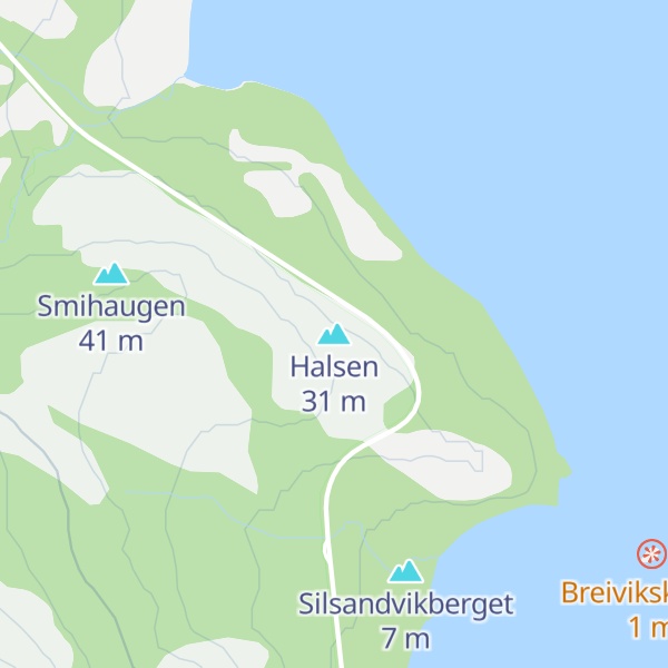Map of Halsen