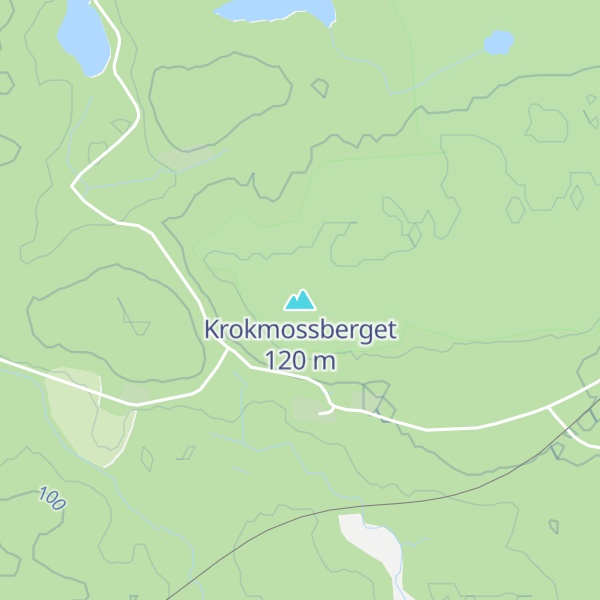Map of Krokmossberget