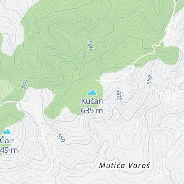 Map of Kućan
