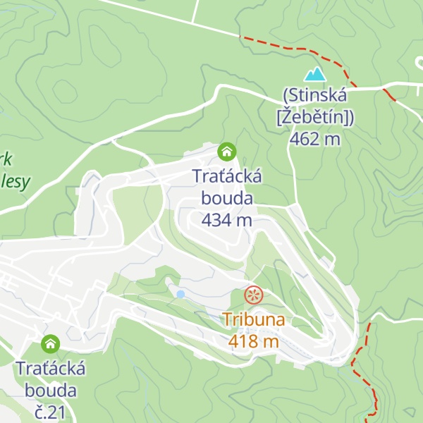 Map of Traťácká bouda č.9