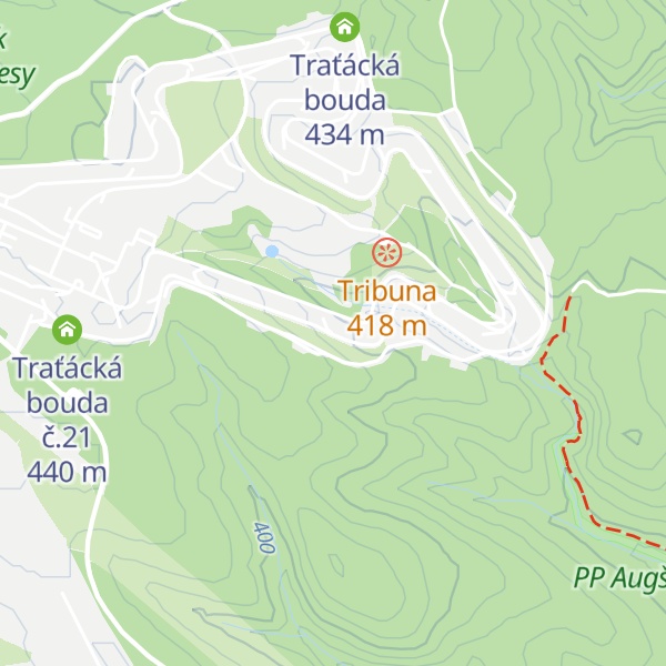 Map of Traťácká bouda č.18