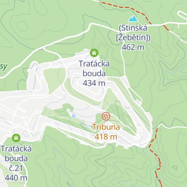 Map of Traťácká bouda č.11
