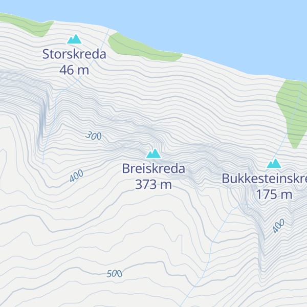 Map of Breiskreda