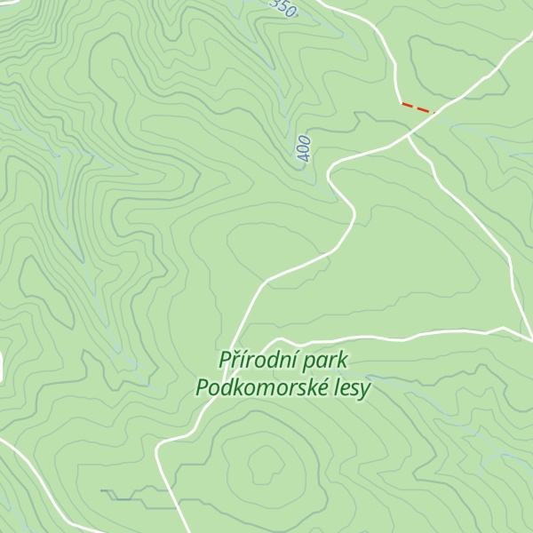 Map of (Podkomorské lesy)