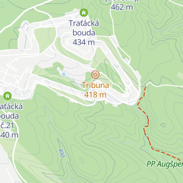 Map of Traťácká bouda č.17