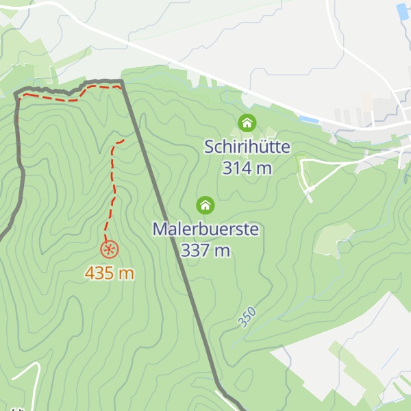 Map of Malerbuerste