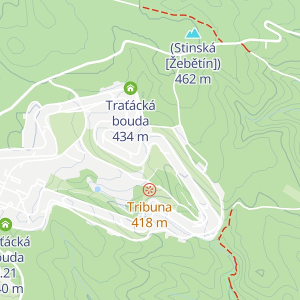 Map of Traťácká bouda č.12