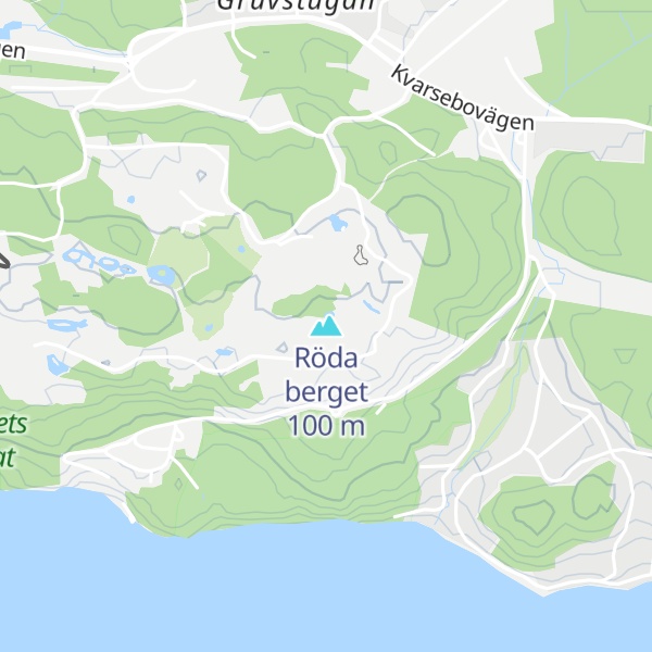 Map of Röda berget