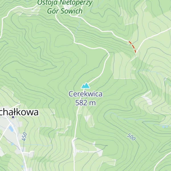 Map of Cerekwica