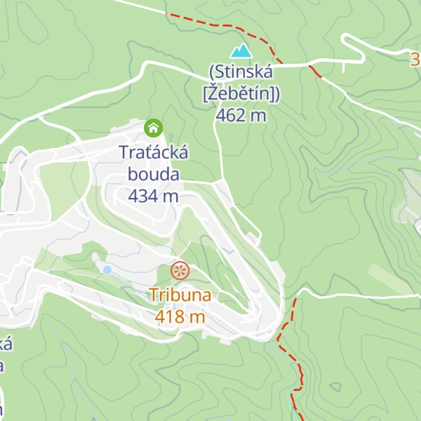 Map of Traťácká bouda č.13