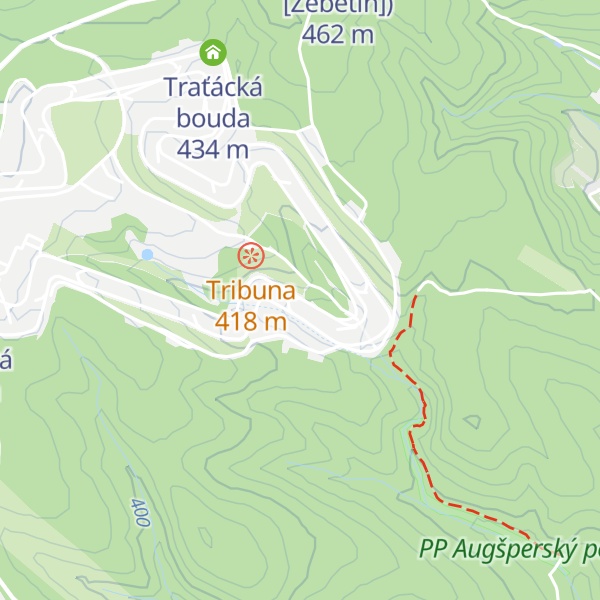 Map of Traťácká bouda č.16