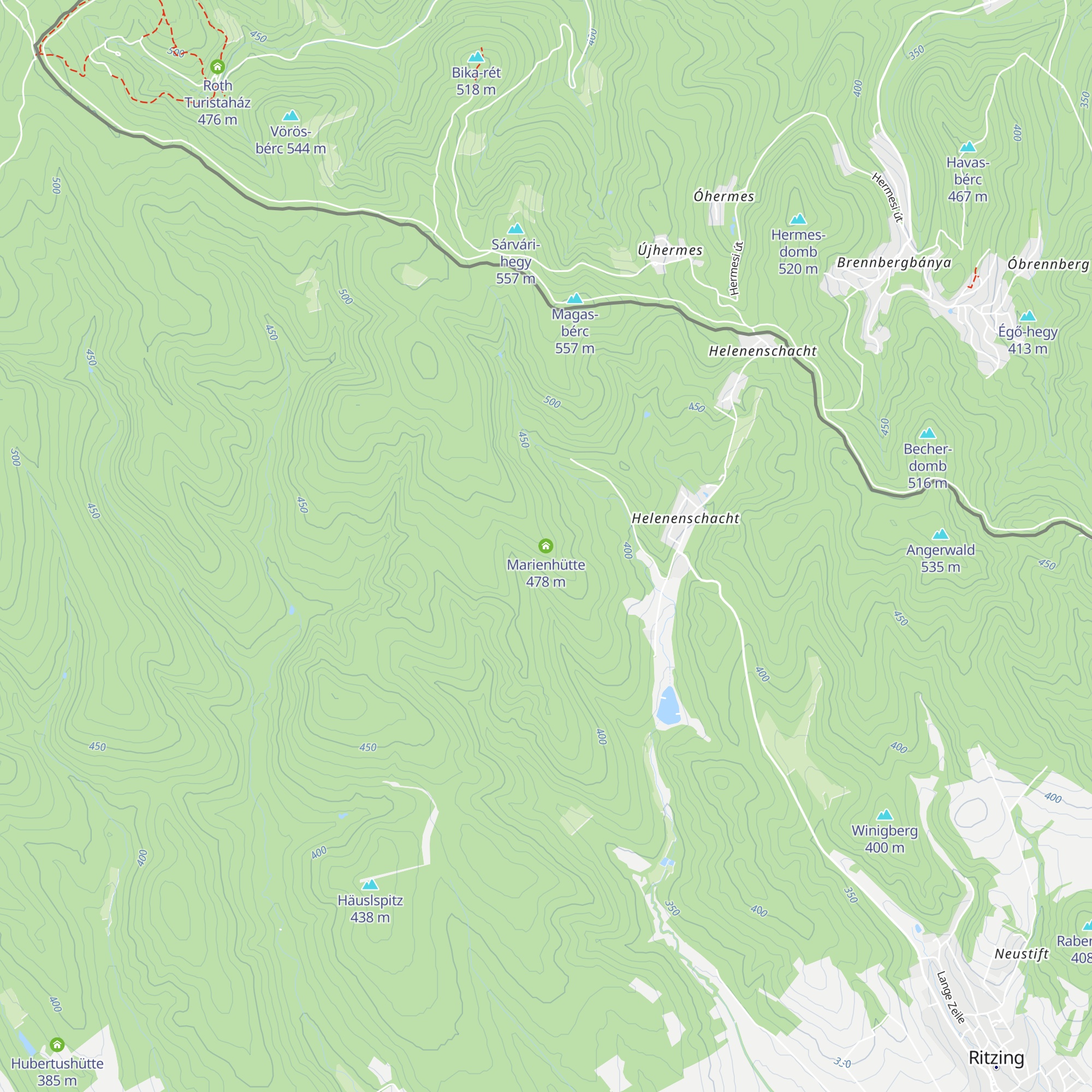 Marienhütte map