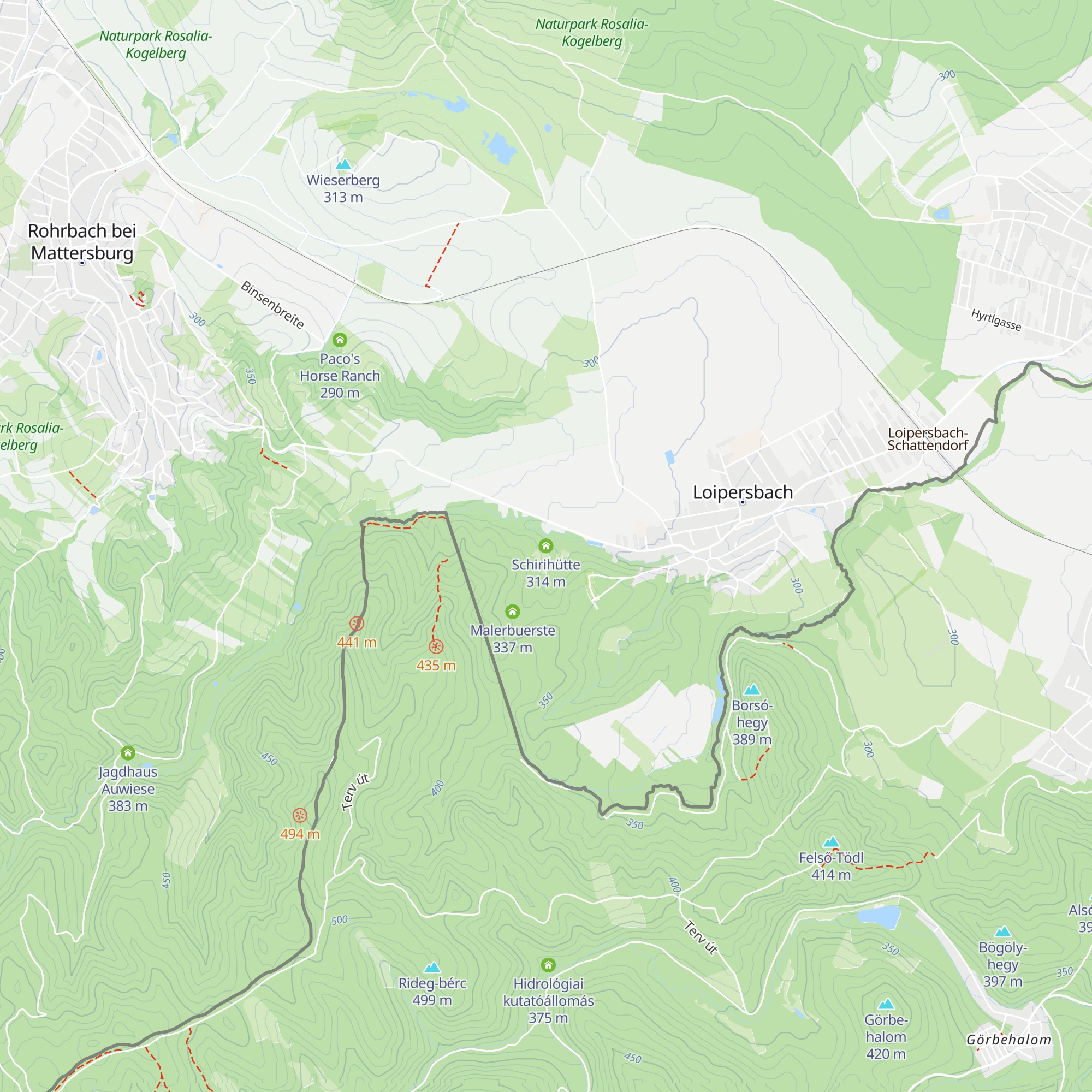 Schirihütte map