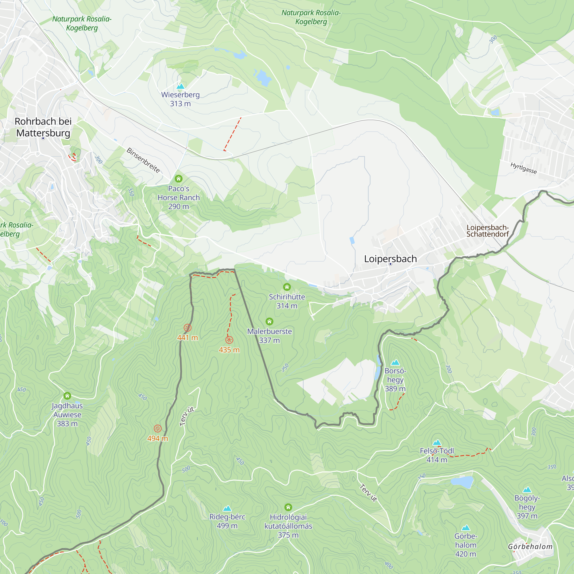 Schirihütte map