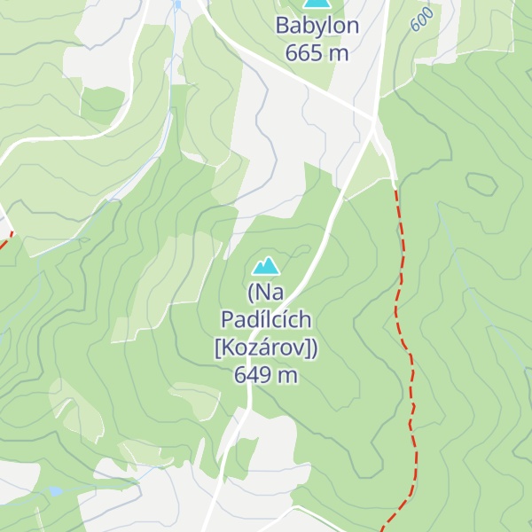 Map of (Na Padílcích [Kozárov])