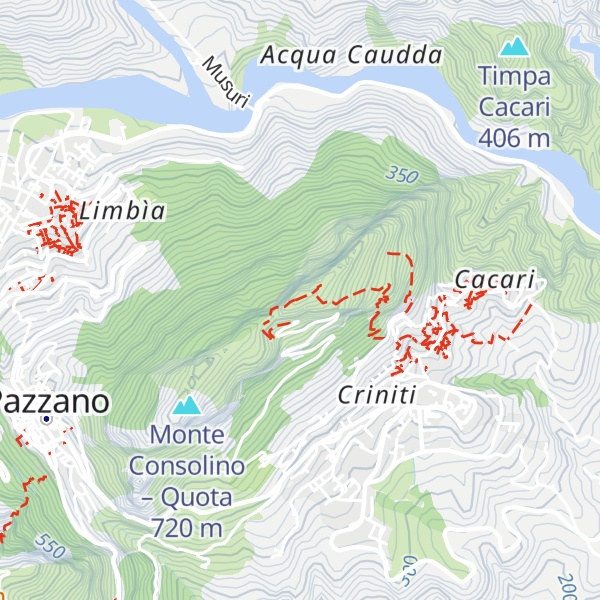 Map of Monte Consolino