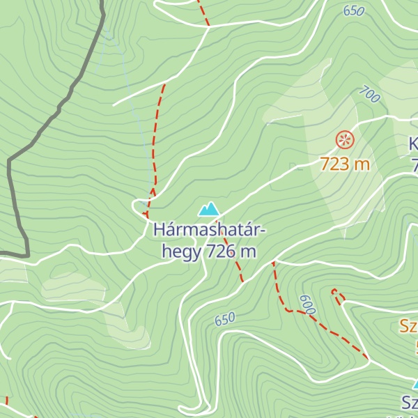 Map of Hármashatár-hegy