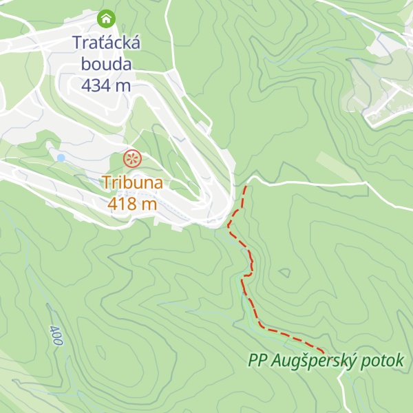 Map of Traťácká bouda č.15