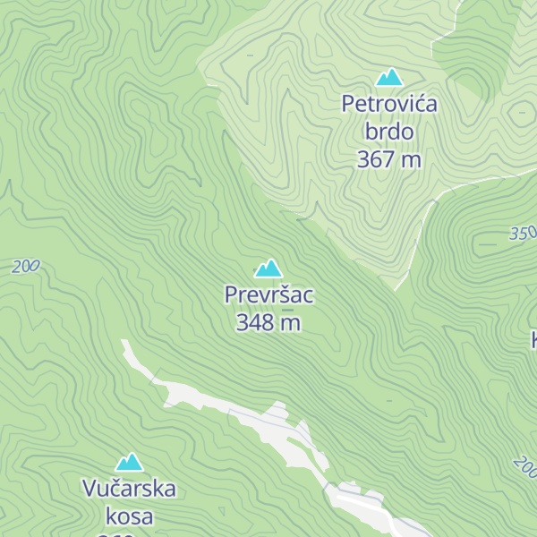Map of Prevršac
