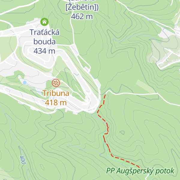 Map of Traťácká bouda č.14