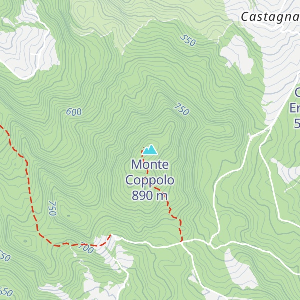 Map of Monte Coppolo